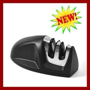 2‎ Stage Knife Sharpener Coarse Fine Tungsten Ceramic Honing Tool